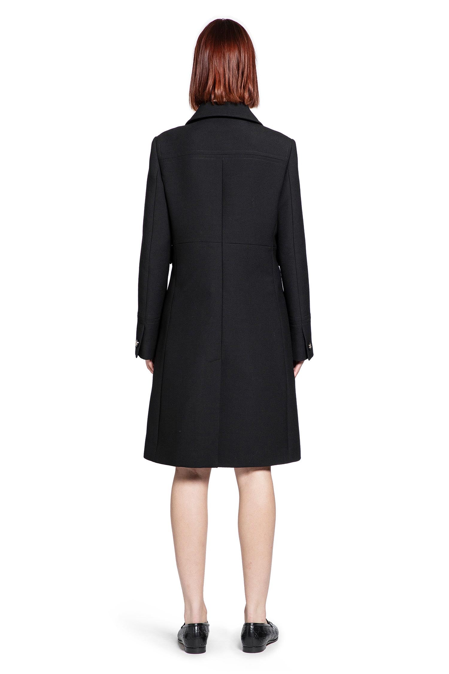 Double-Breasted Wool Coat