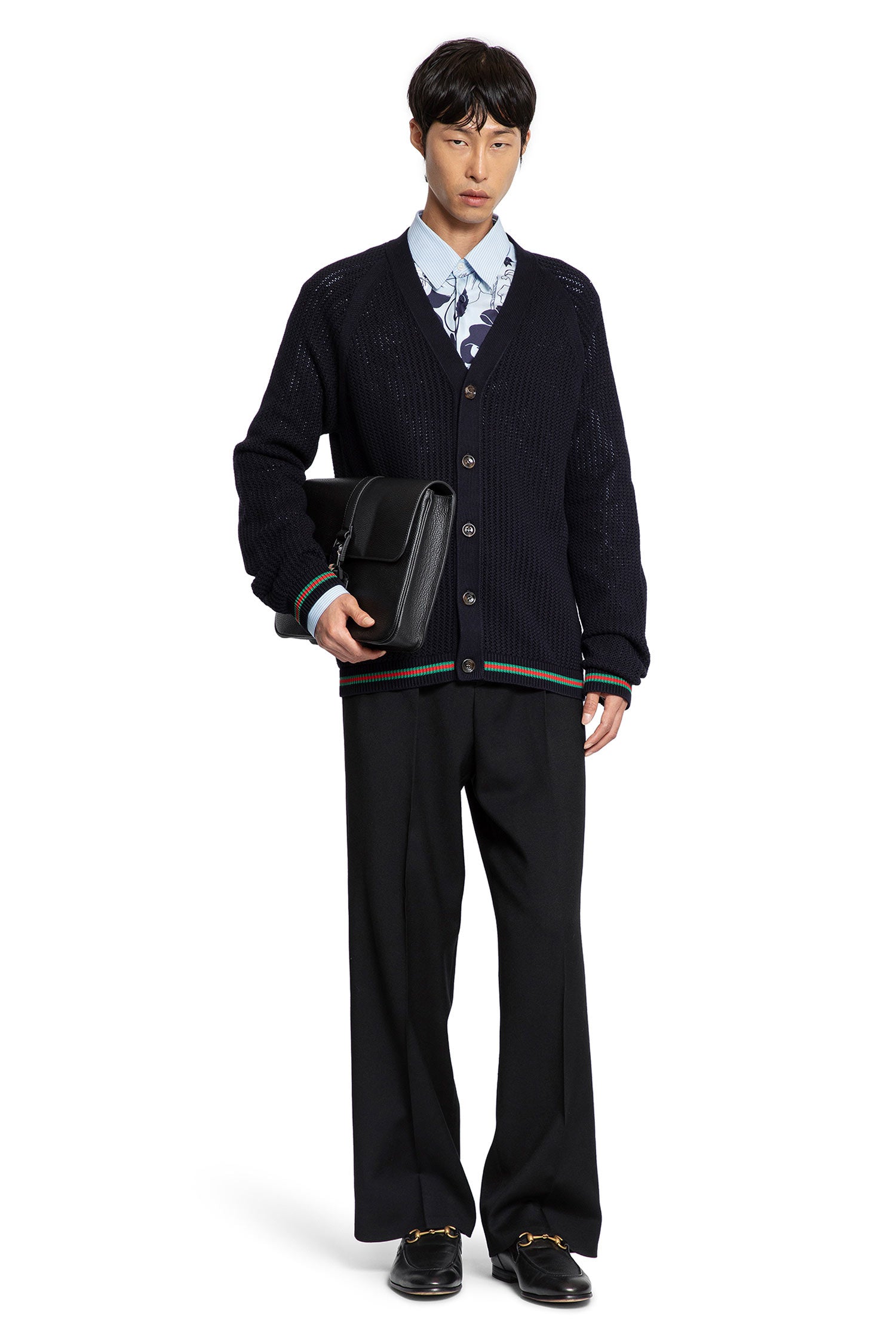 Floral and Pinstripe Shirt - Antonioli.eu