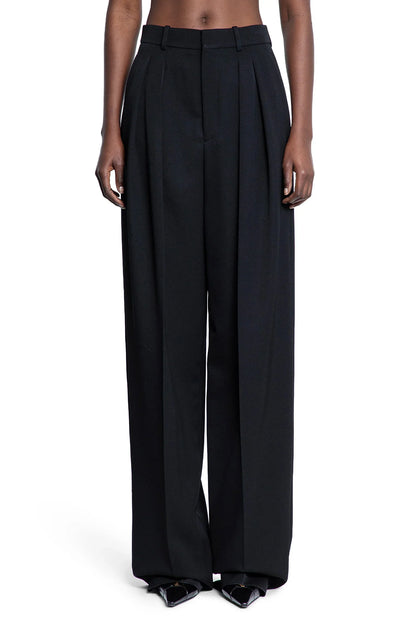 Wide Leg Pants in Grain De Poudre - Antonioli.eu