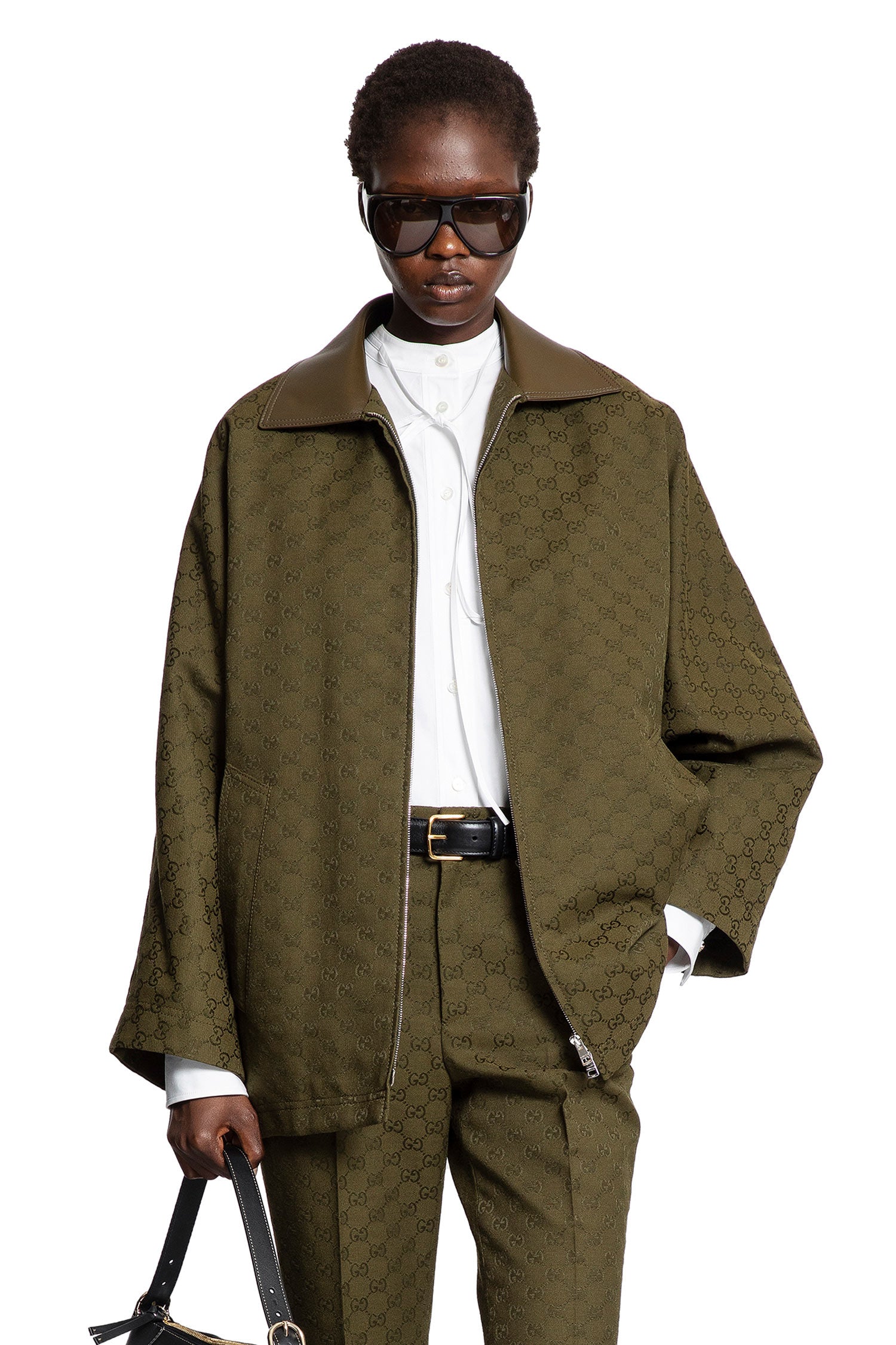 GG Canvas jacket - Antonioli.eu