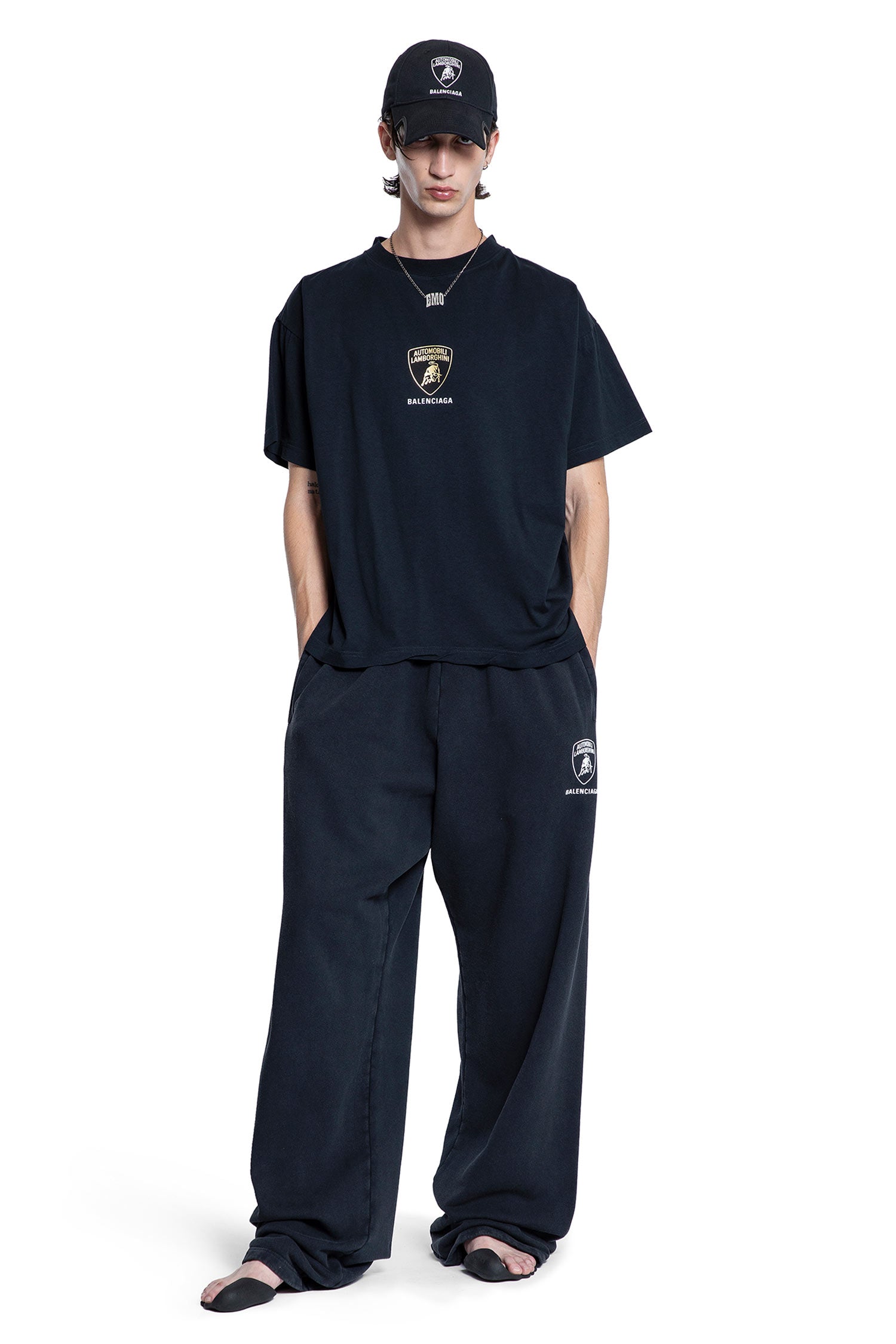 Lamborghini Collaboration Oversized Sweatpants - Antonioli.eu