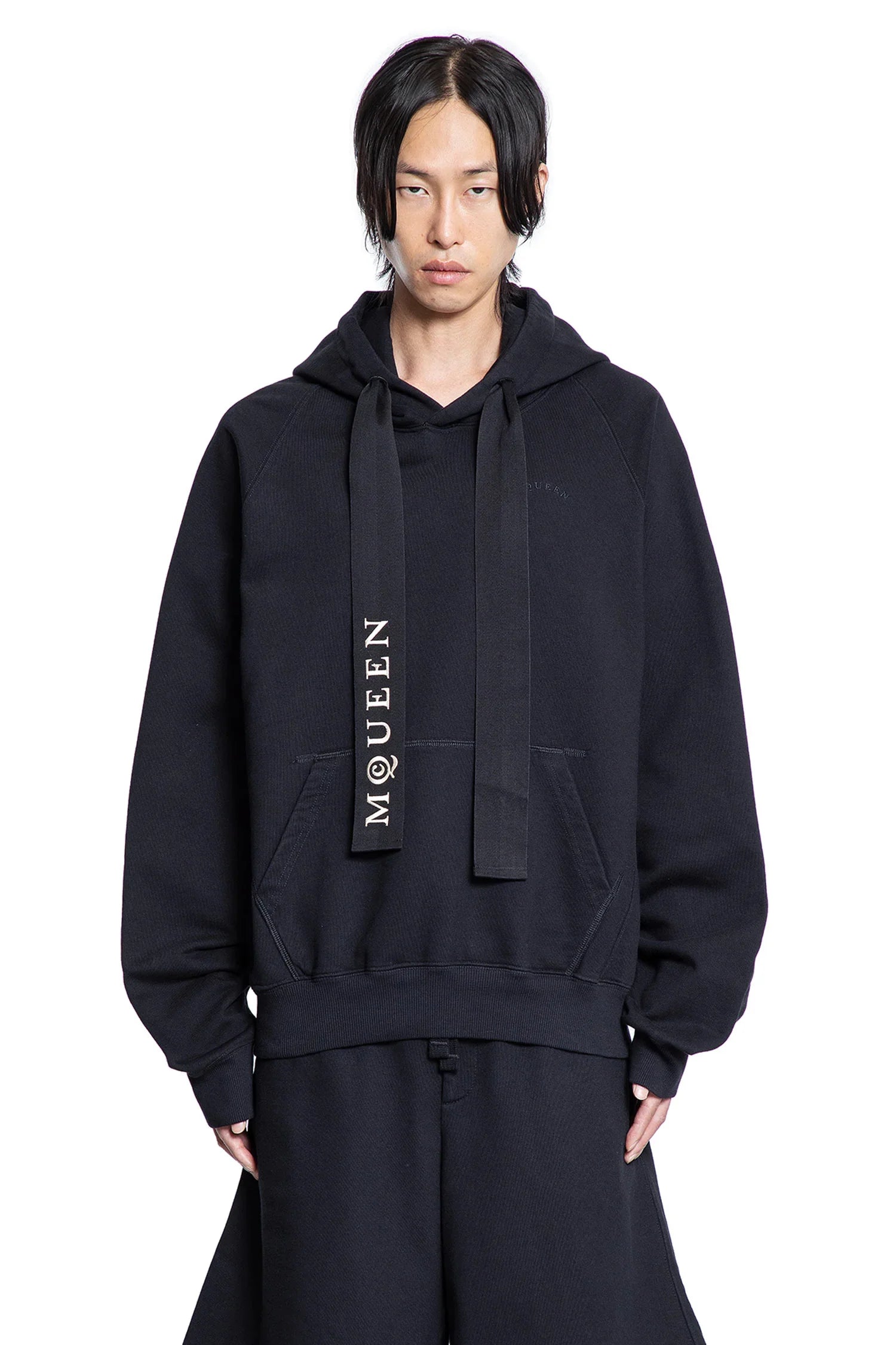 Mcqueen Wide Drawstring Hoodie - Antonioli.eu