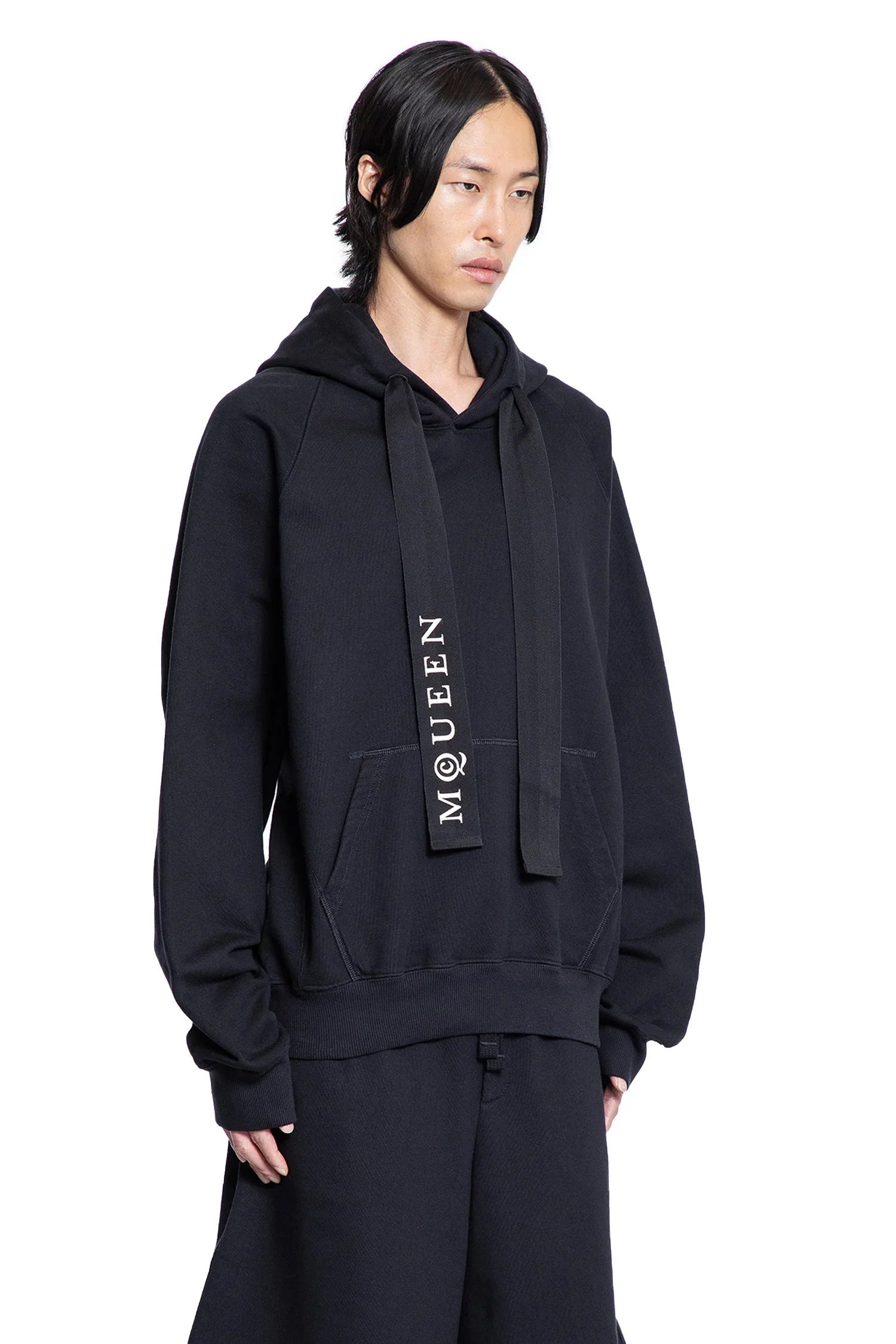 Mcqueen Wide Drawstring Hoodie - Antonioli.eu
