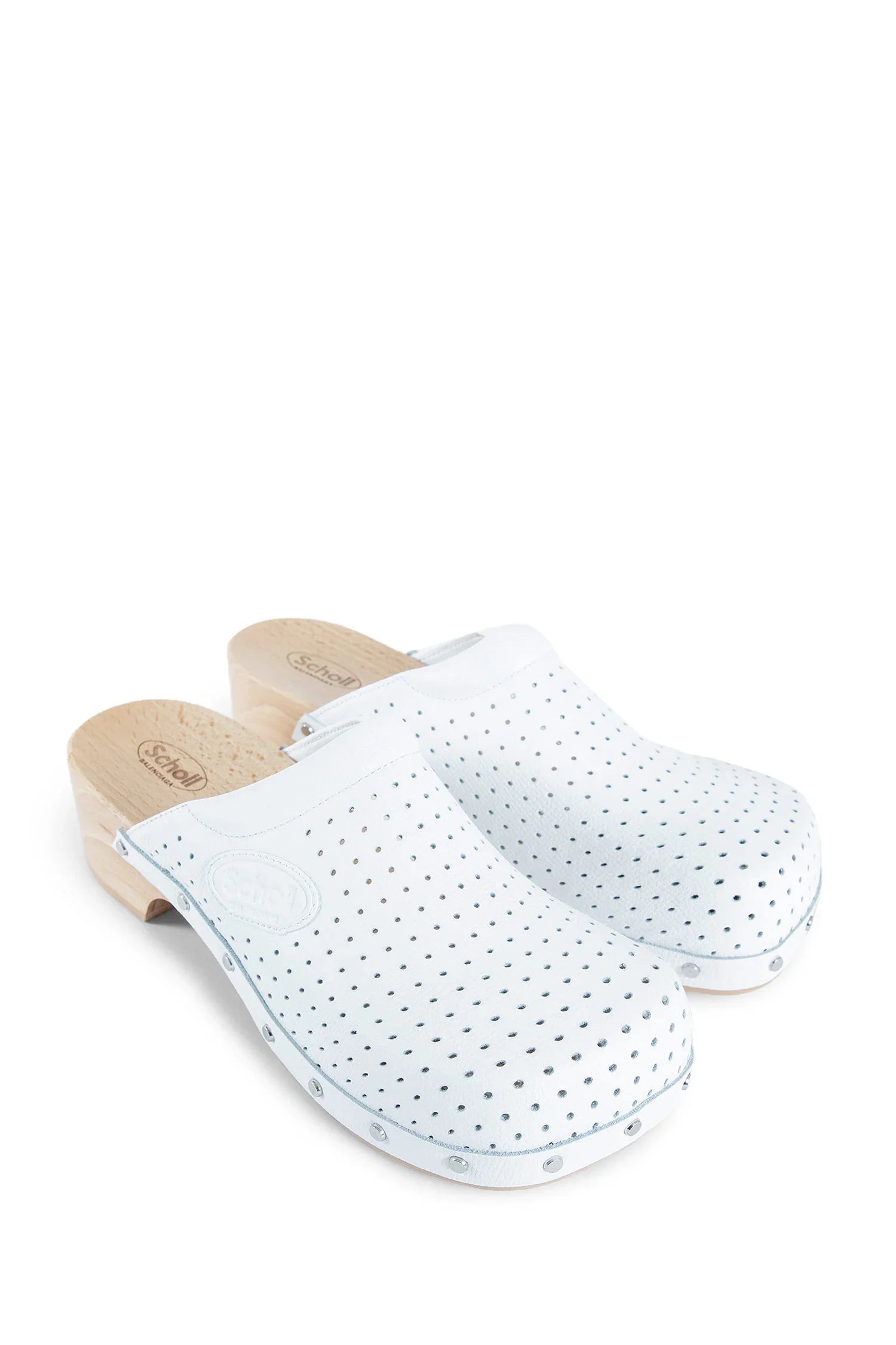 Scholl collaboration leather mules - Antonioli.eu