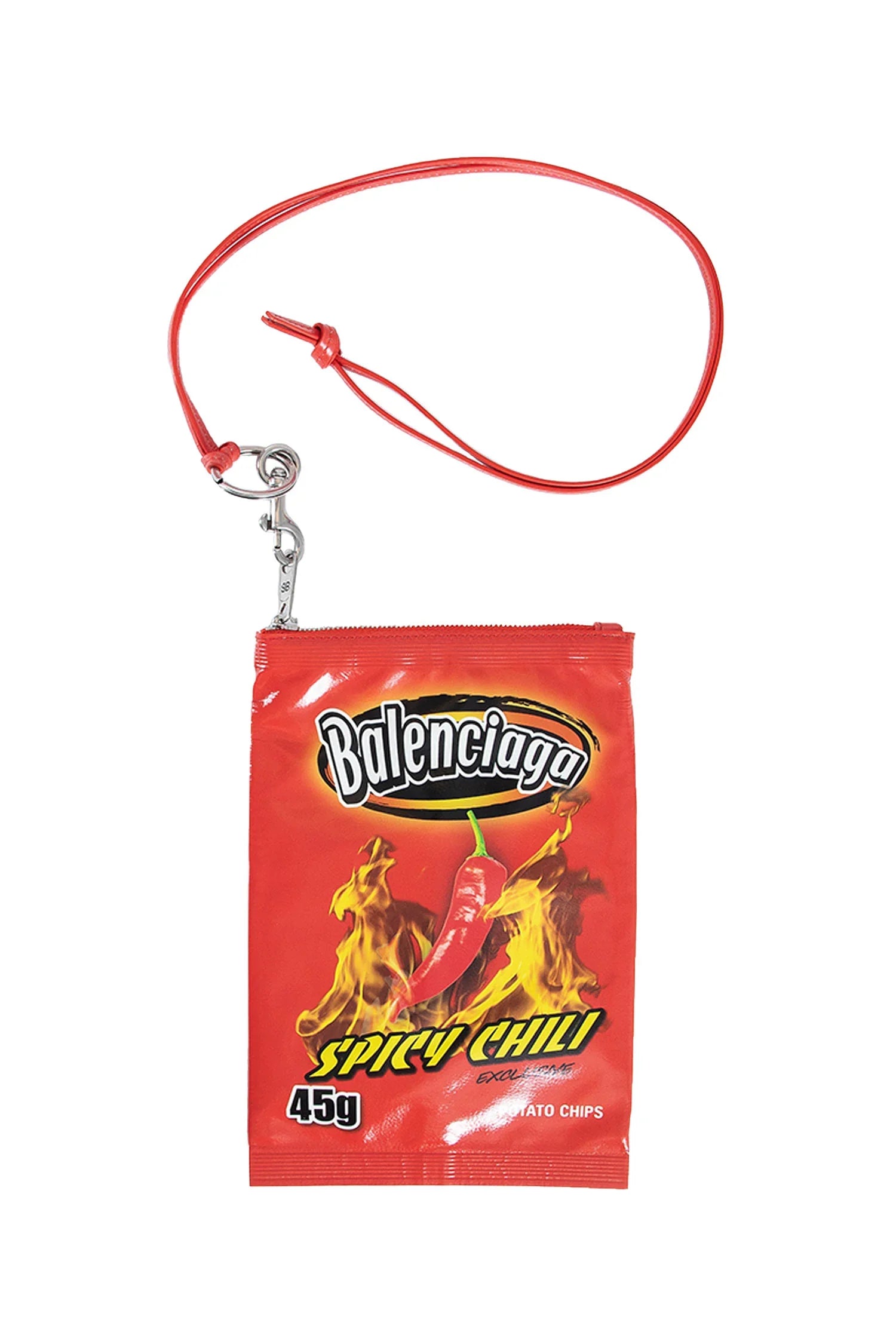 Chips Phone Holder Pouch in glossy calfskin - Antonioli.eu