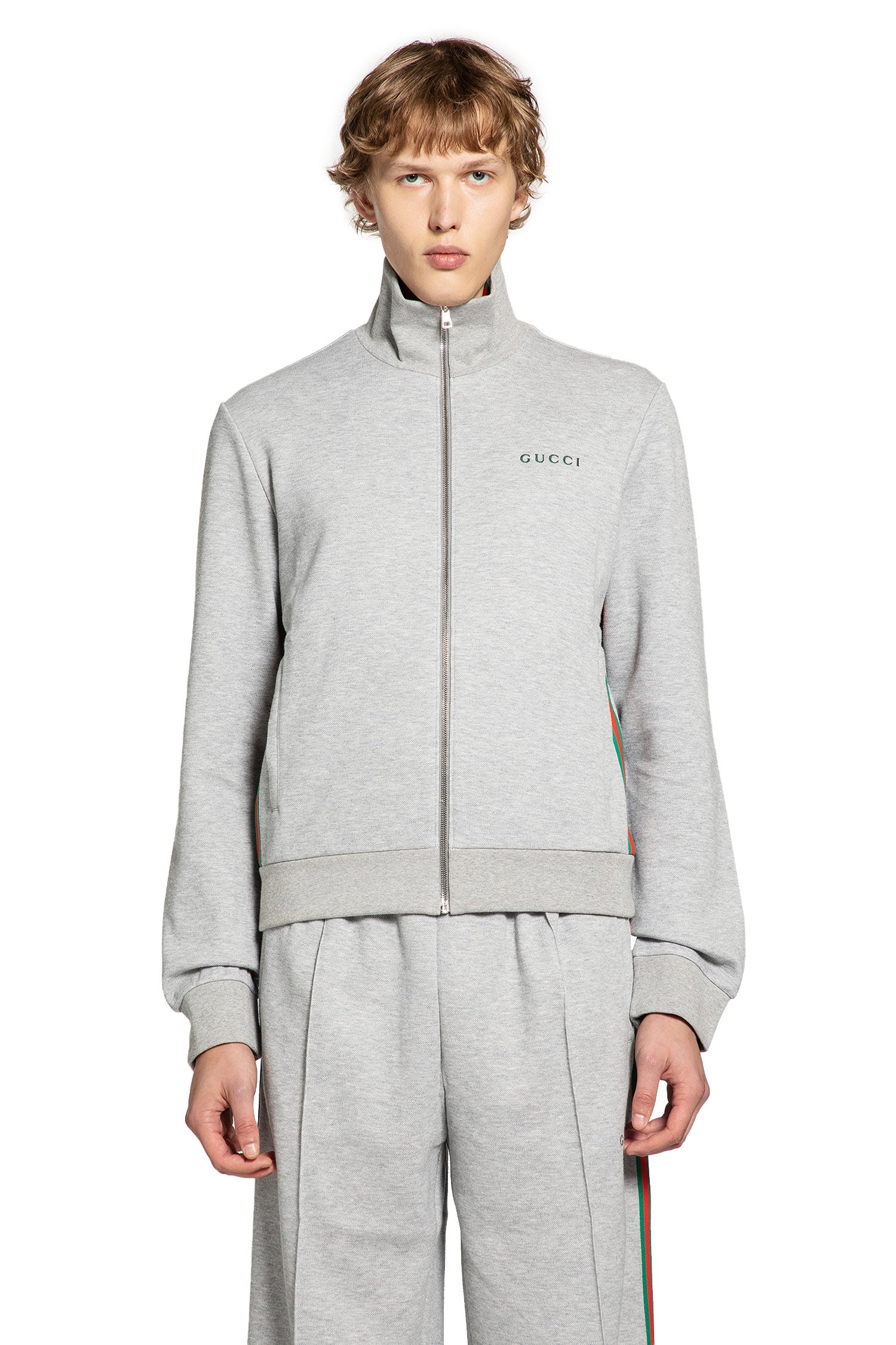 GUCCI MAN GREY SWEATSHIRTS