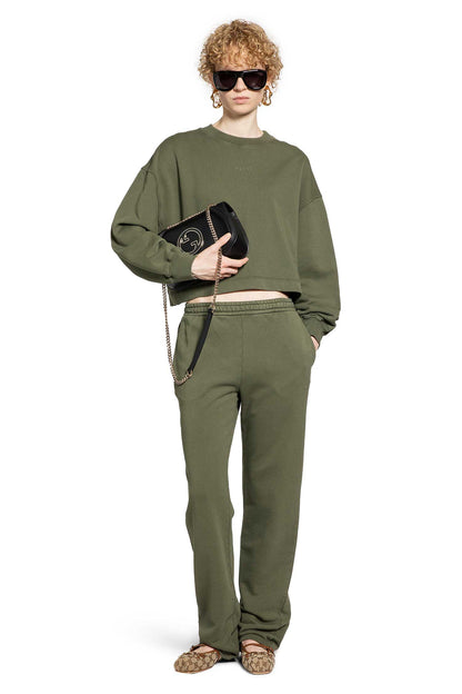 Cropped Sweatshirt In Cotton