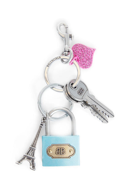 Lock and heart of crystals Keychain - Antonioli.eu