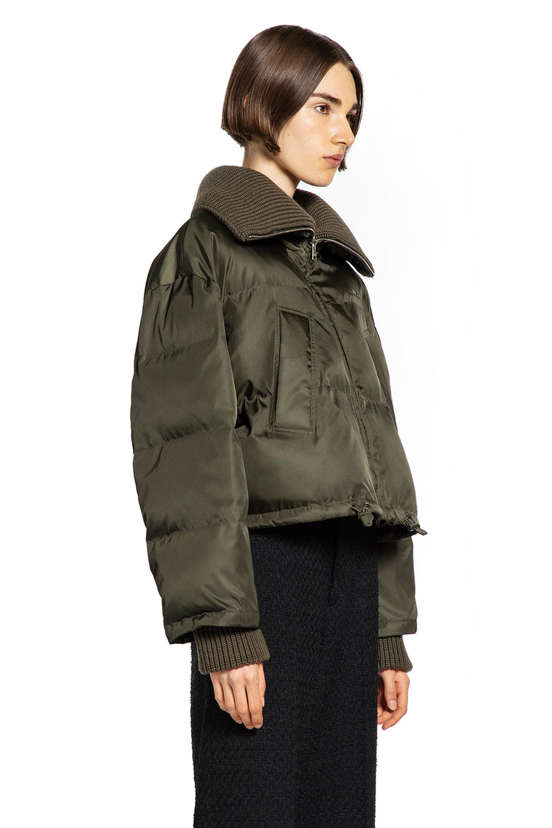 Fine Nylon Gabardine Puffer Jacket