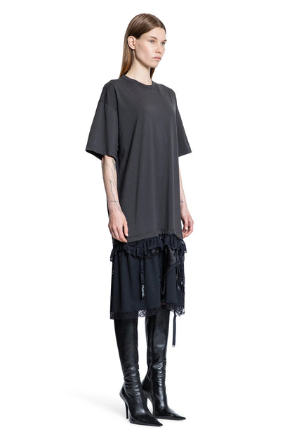 Lingerie T-Shirt Dress in silk Satin - Antonioli.eu