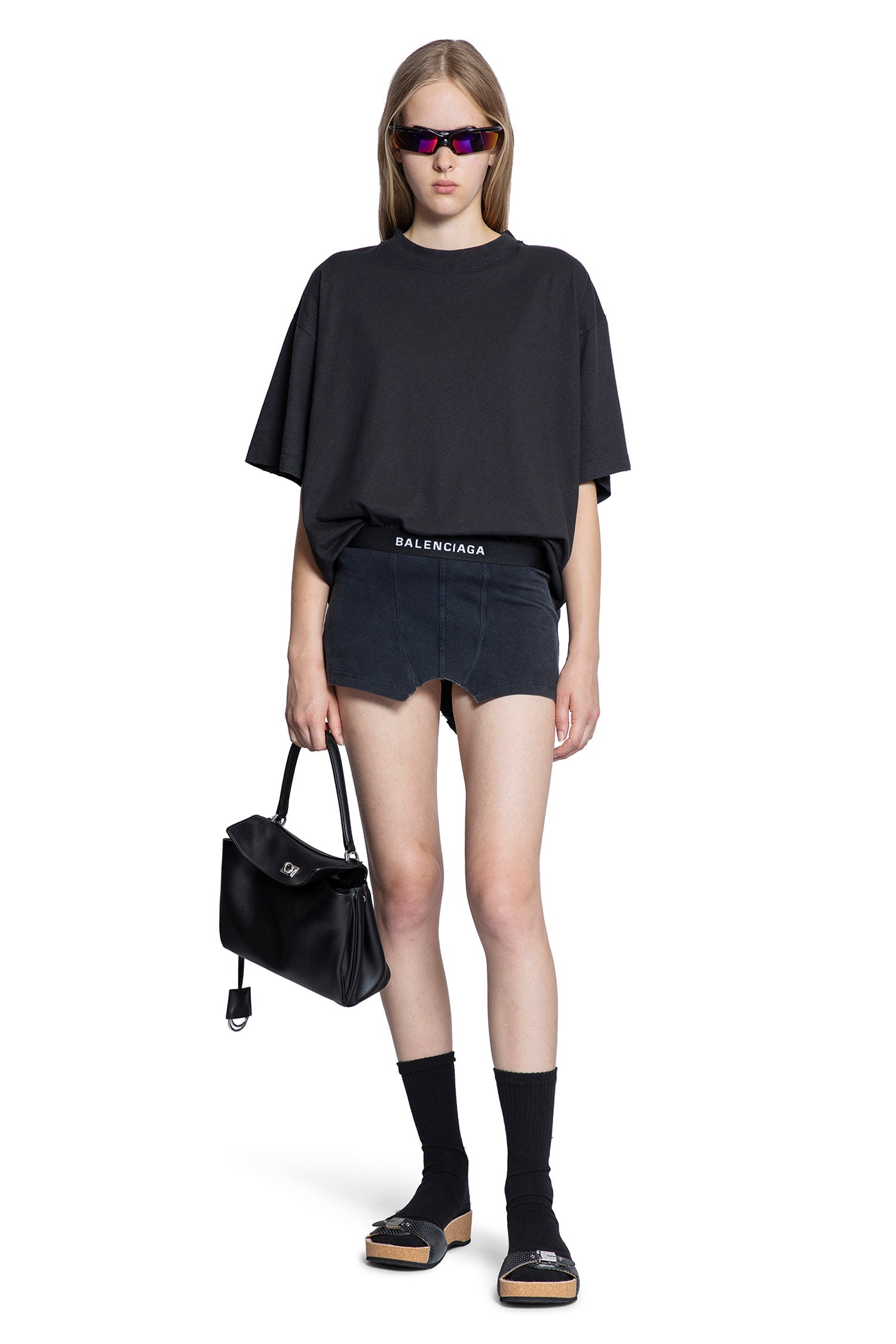 Blackletter Script Oversized T-Shirt - Antonioli.eu