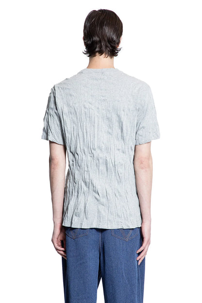 Crushed Cotton Printed Jersey T-Shirt - Antonioli.eu