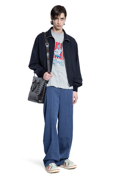 Crushed Cotton Printed Jersey T-Shirt - Antonioli.eu