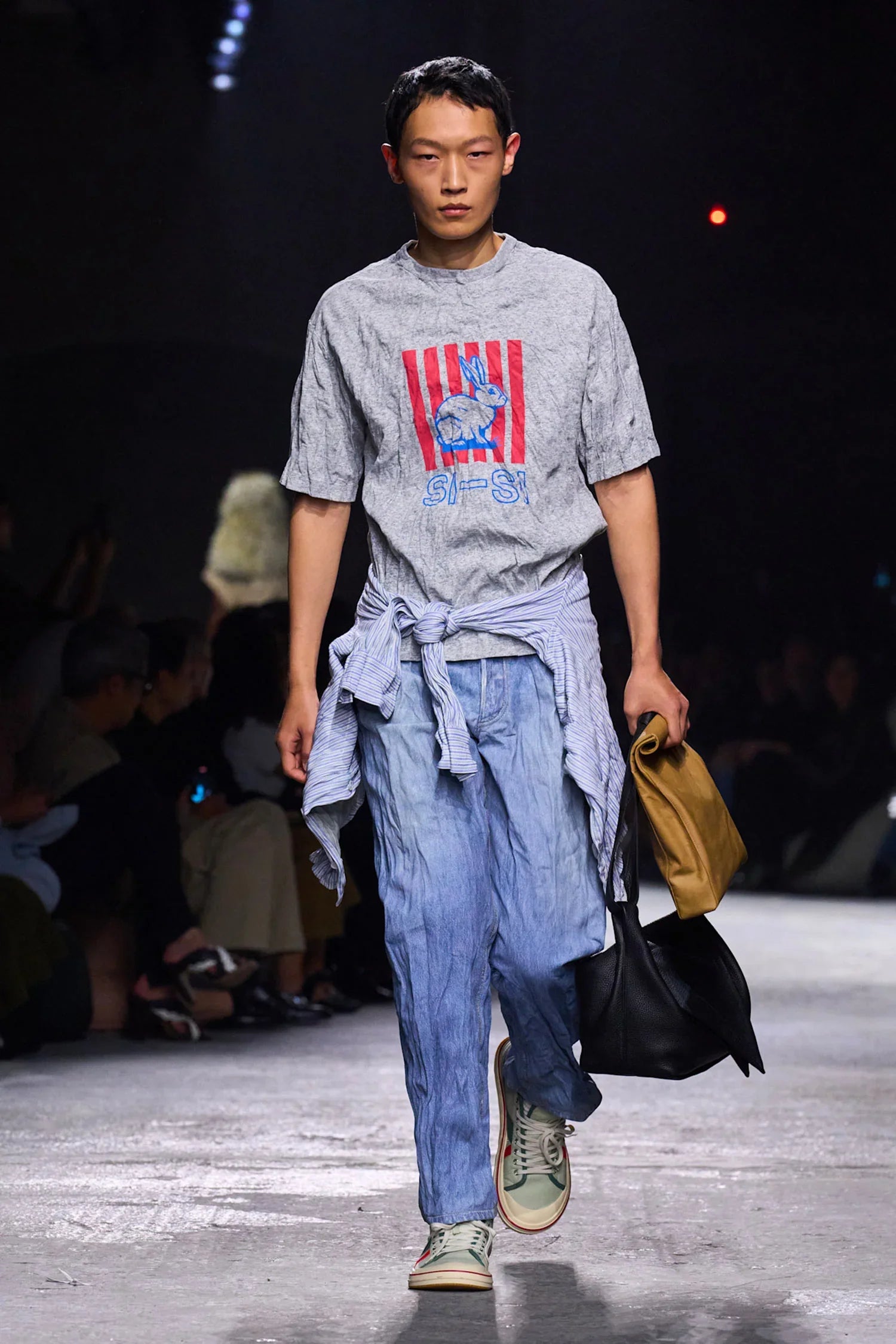 Crushed Cotton Printed Jersey T-Shirt - Antonioli.eu