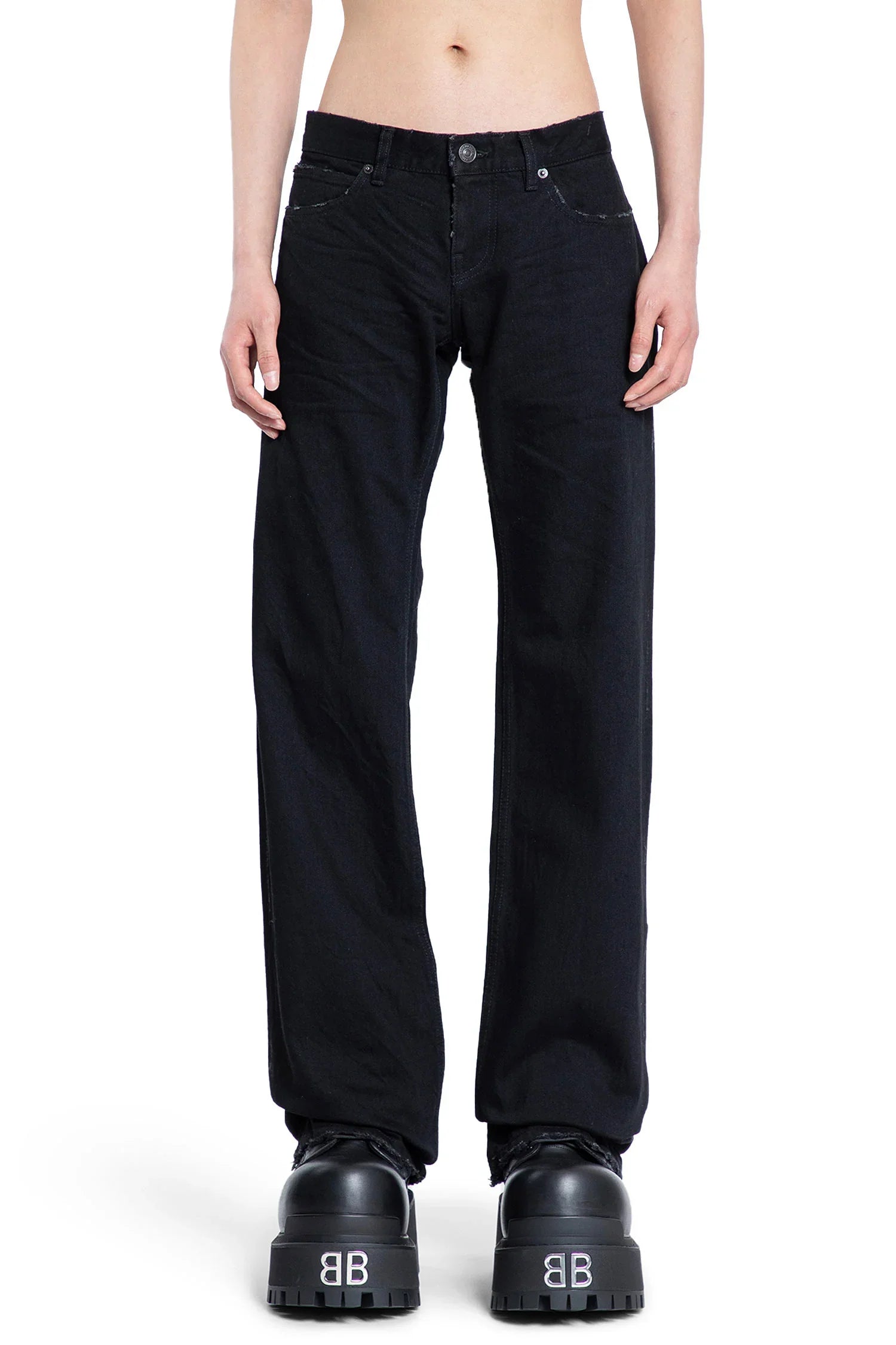 Fitted Low-Waist Pants - Antonioli.eu