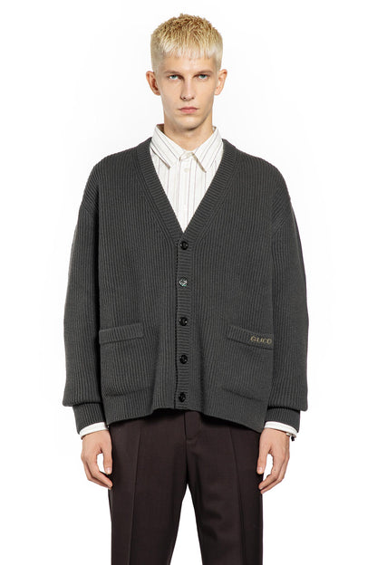 GUCCI MAN GREY KNITWEAR