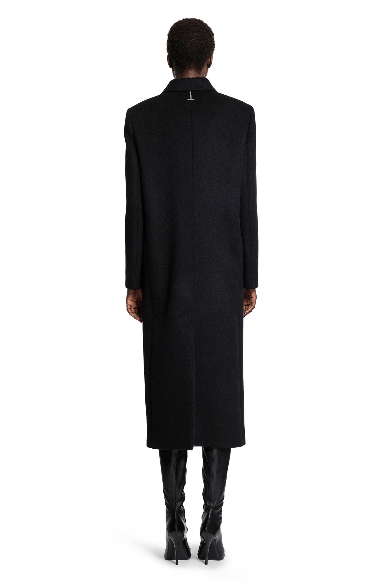 Double-Breasted Wool Felt Coat - Antonioli.eu