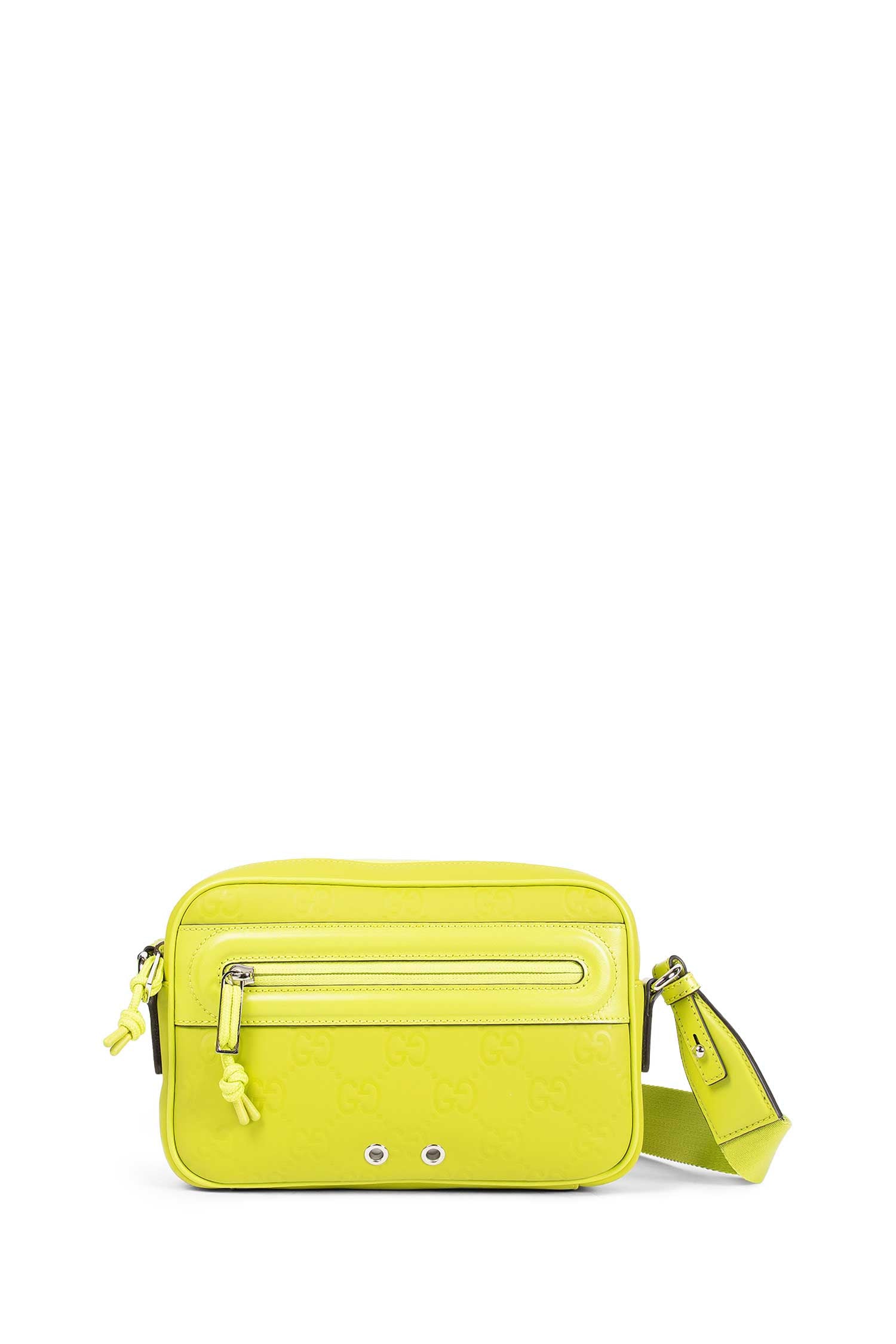 GUCCI MAN GREEN CROSSBODY BAGS