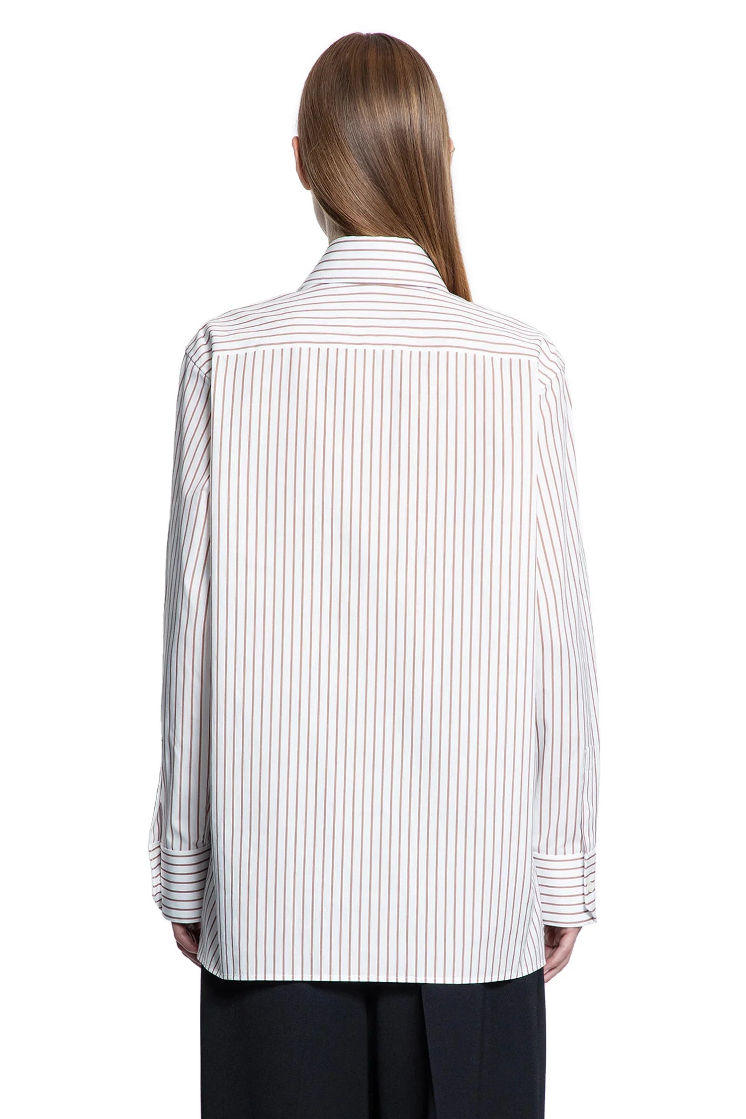 Shirt in Striped Cotton Poplin - Antonioli.eu