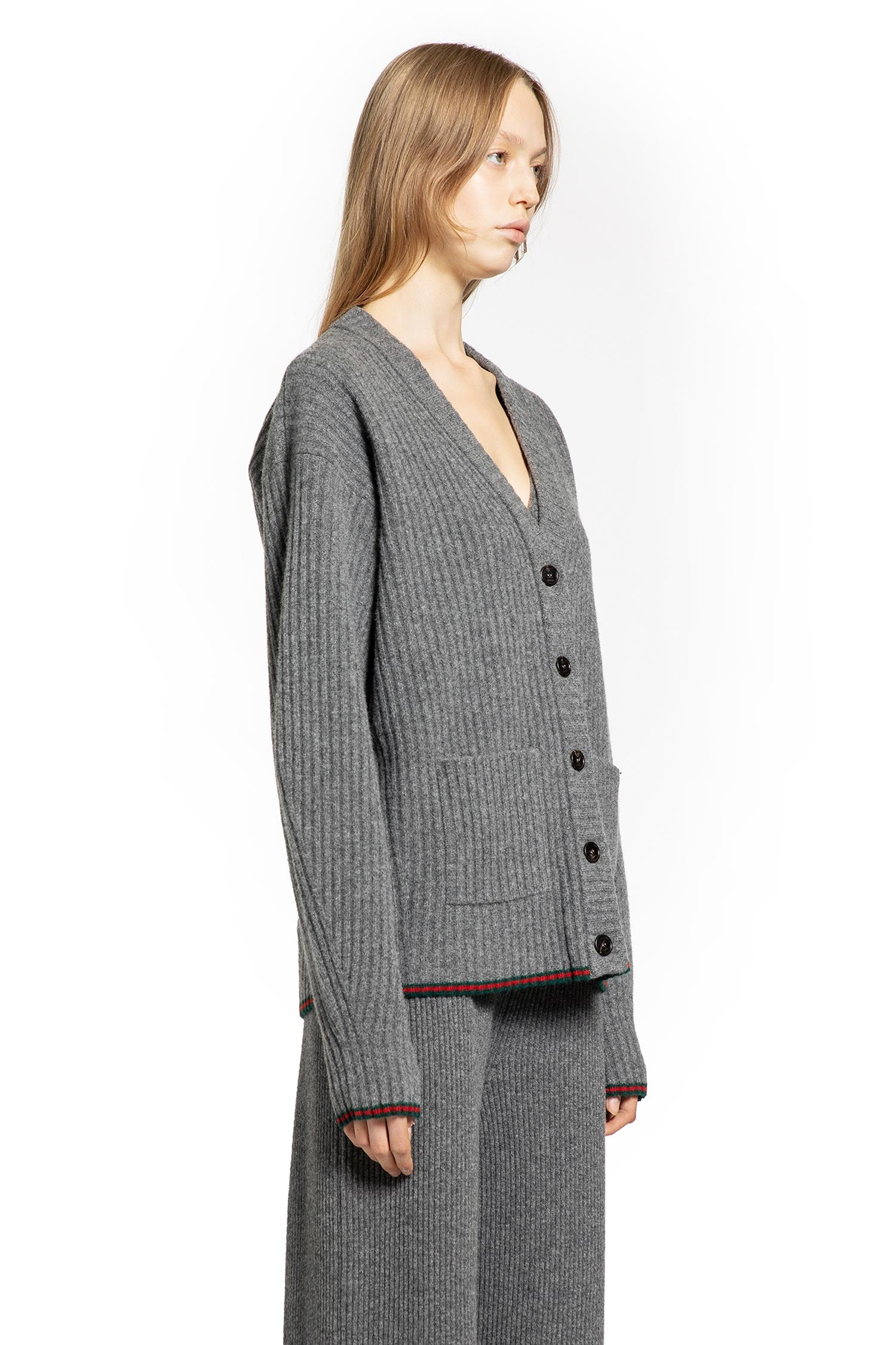 Ribbed Wool Cardigan