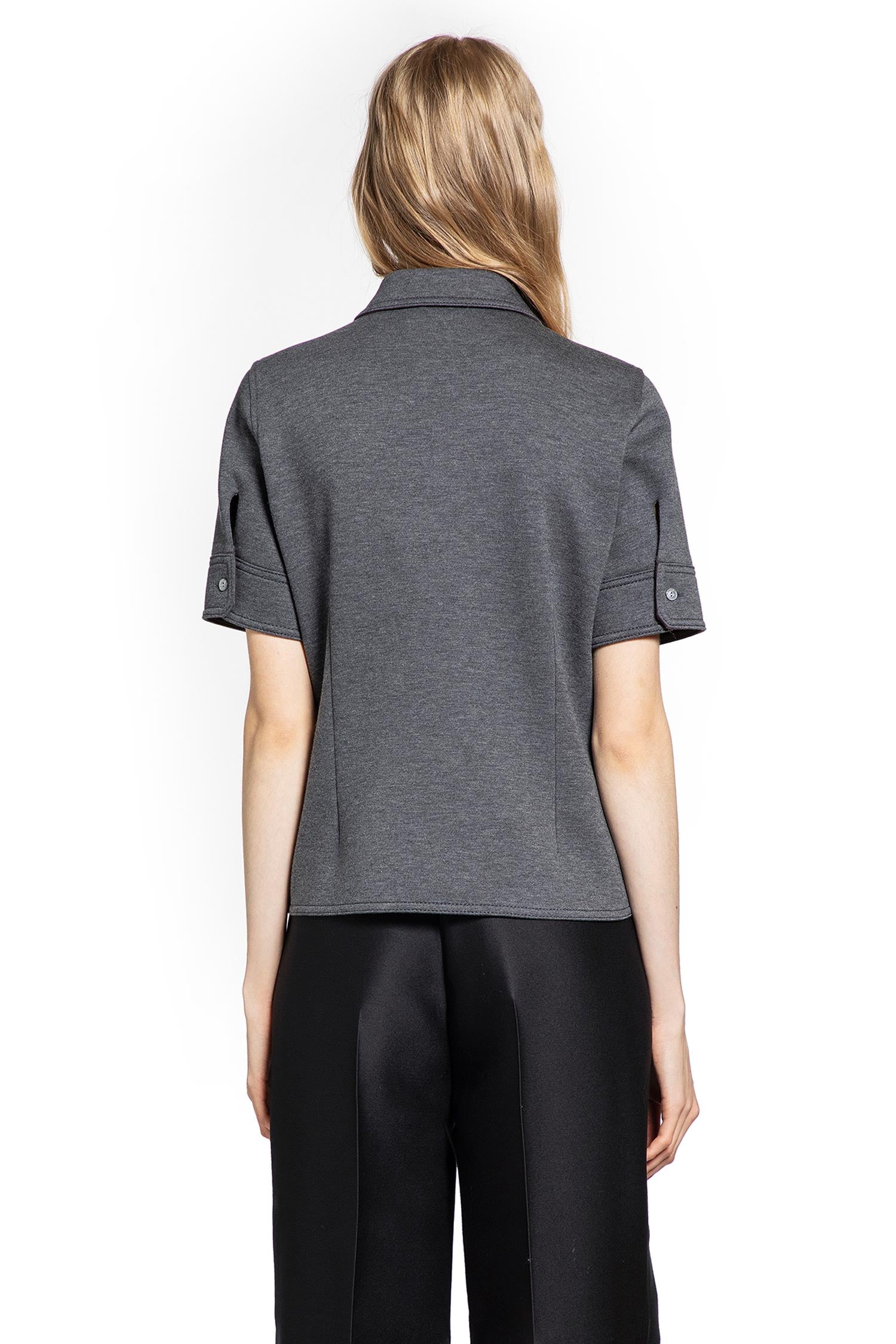 Wool Cotton Jersey Short Sleeve Shirt