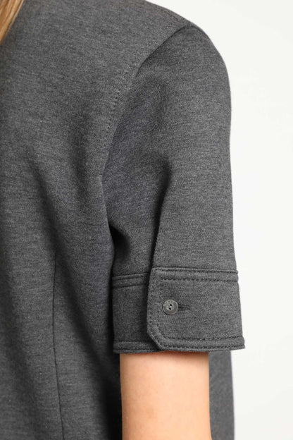 Wool Cotton Jersey Short Sleeve Shirt