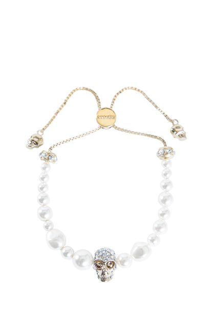 Skull and Pearl Friendship Bracelet - Antonioli.eu
