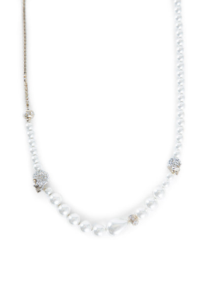 Skull and Pearl Necklace - Antonioli.eu