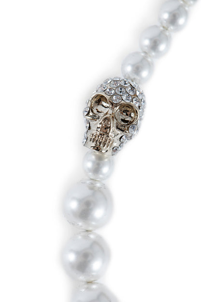 Skull and Pearl Necklace - Antonioli.eu