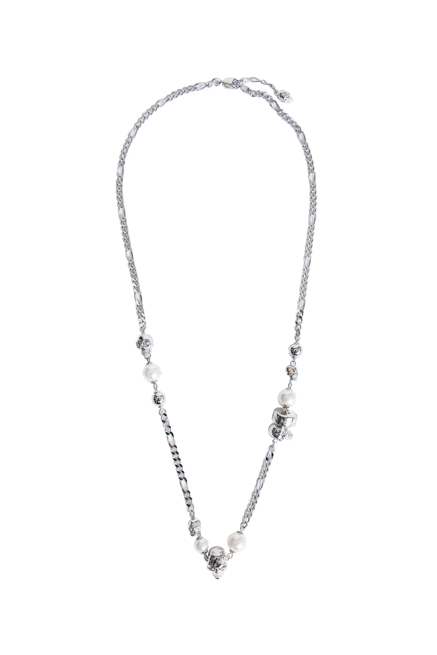 Skull and Pearl Necklace - Antonioli.eu