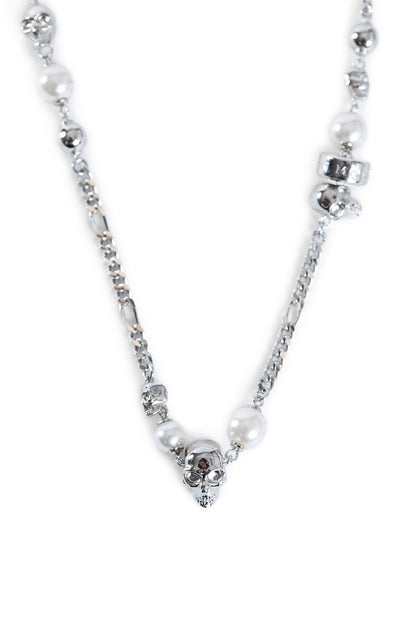 Skull and Pearl Necklace - Antonioli.eu