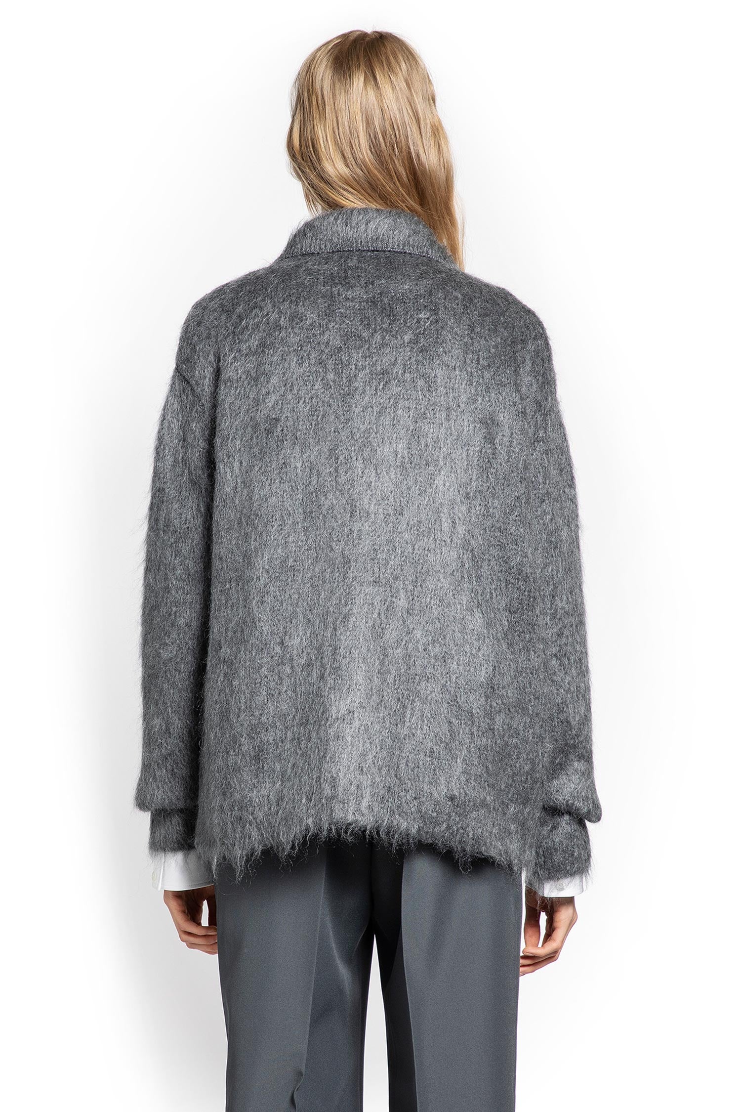 Brushed Extra Fine Mohair Cardigan