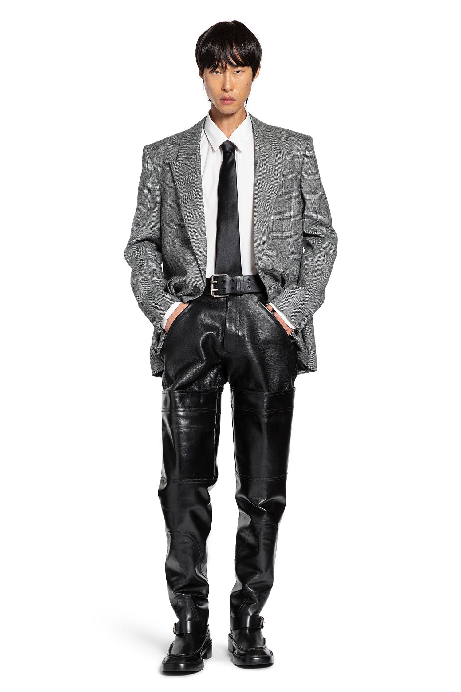 Blazer in Prince of Wales Wool Flannel - Antonioli.eu