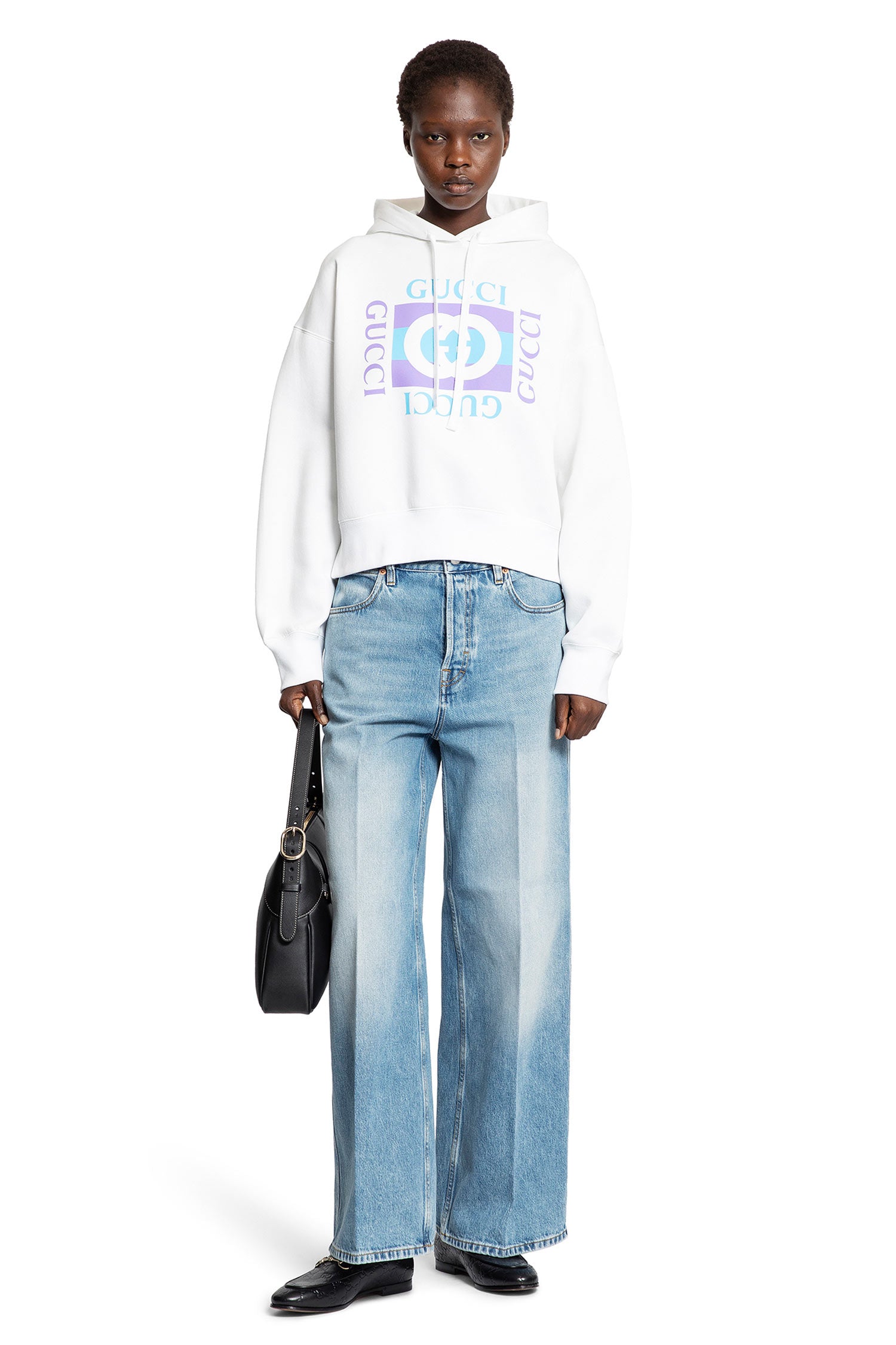 Vintage Logo Boxy Hoodie - Antonioli.eu