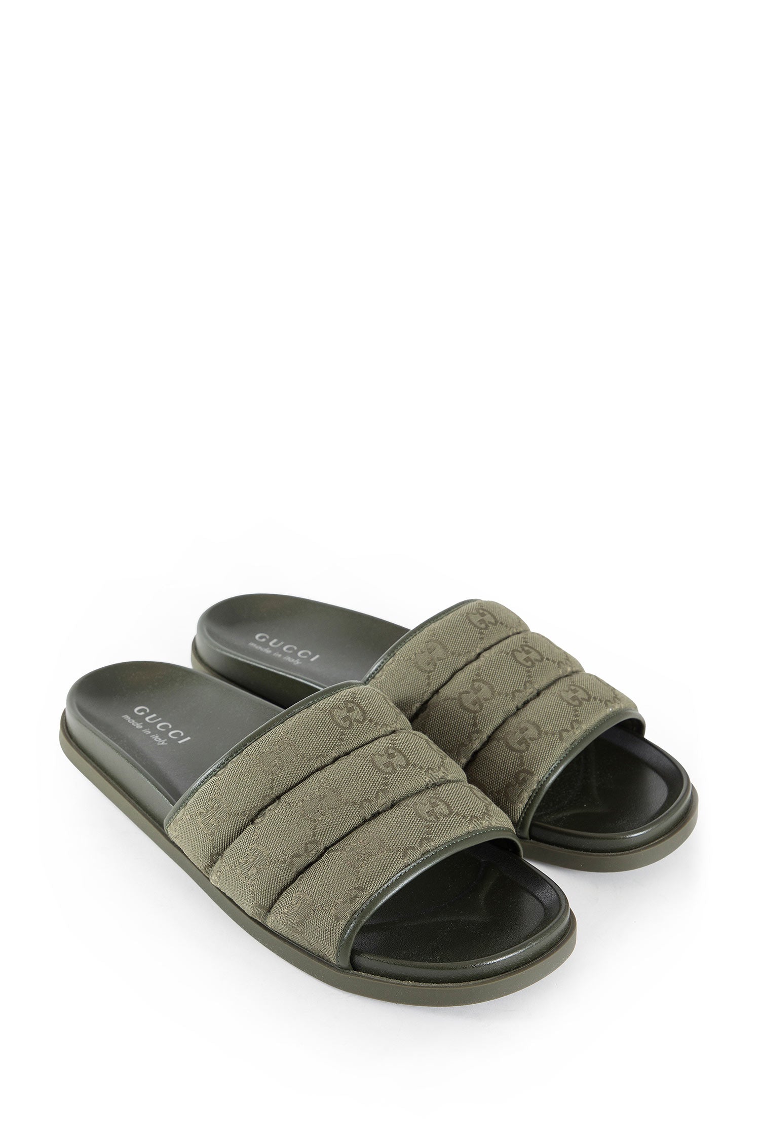 Padded GG Canvas Slides - Antonioli.eu