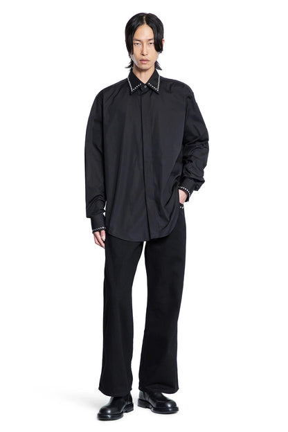 Studded Cotton Poplin Shirt - Antonioli.eu