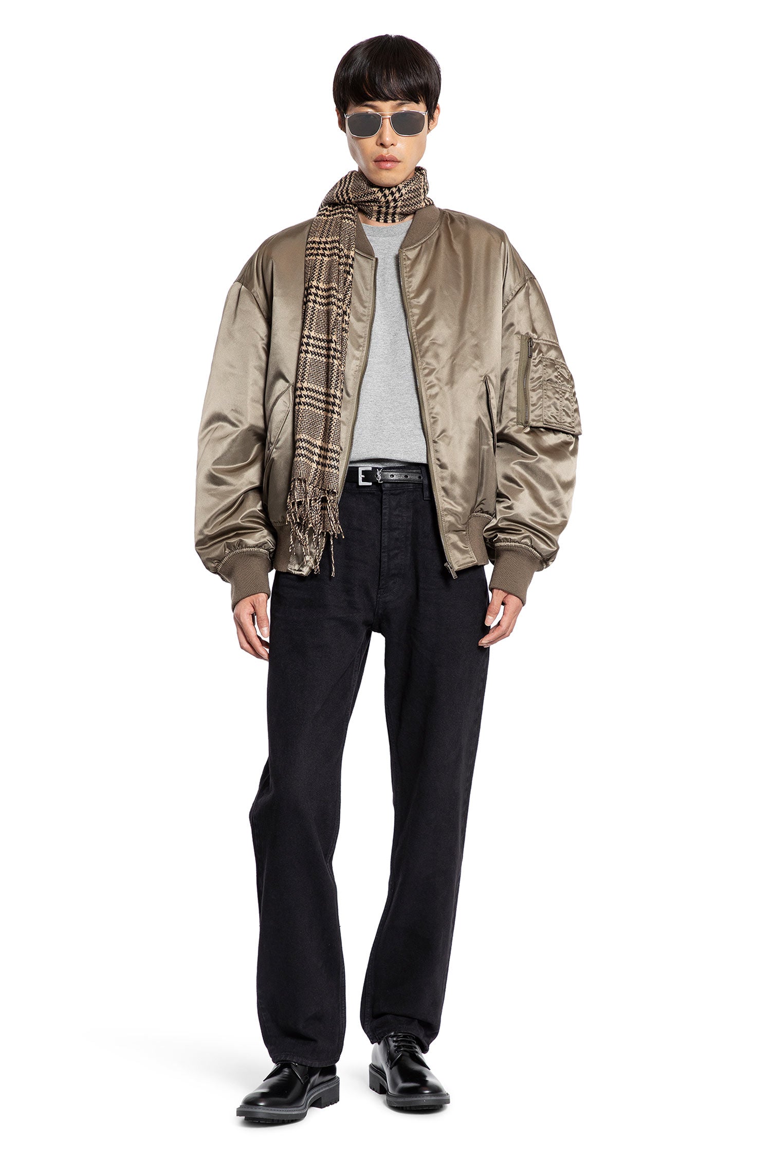 Bomber Jacket in Nylon Serge - Antonioli.eu