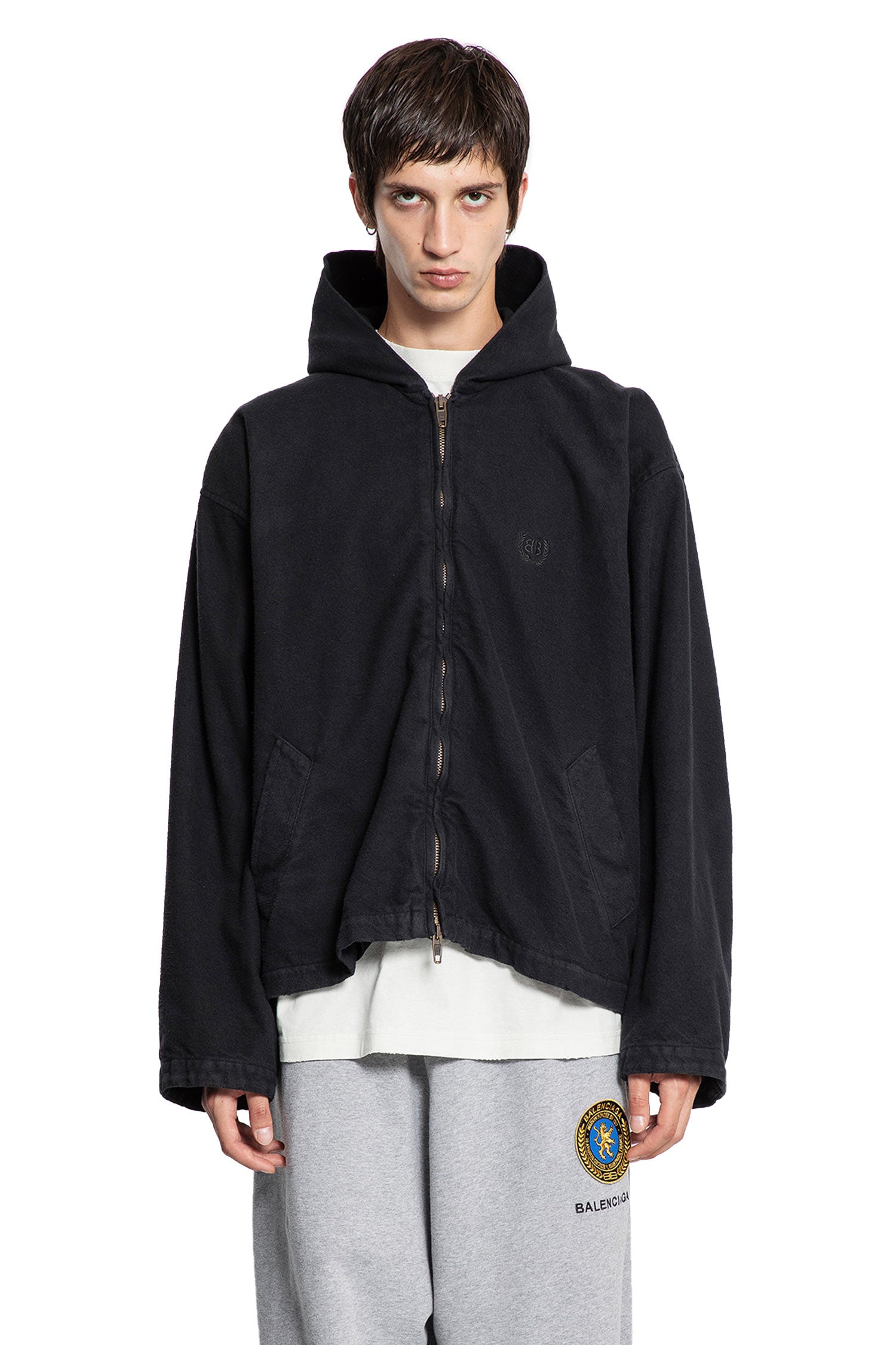 Hooded Zip-Up Jacket - Antonioli.eu