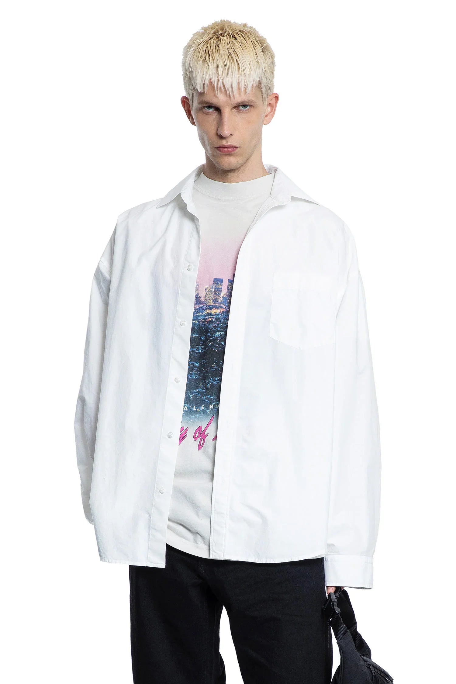 Layered Shirt in Cotton Poplin and Dry Jersey - Antonioli.eu