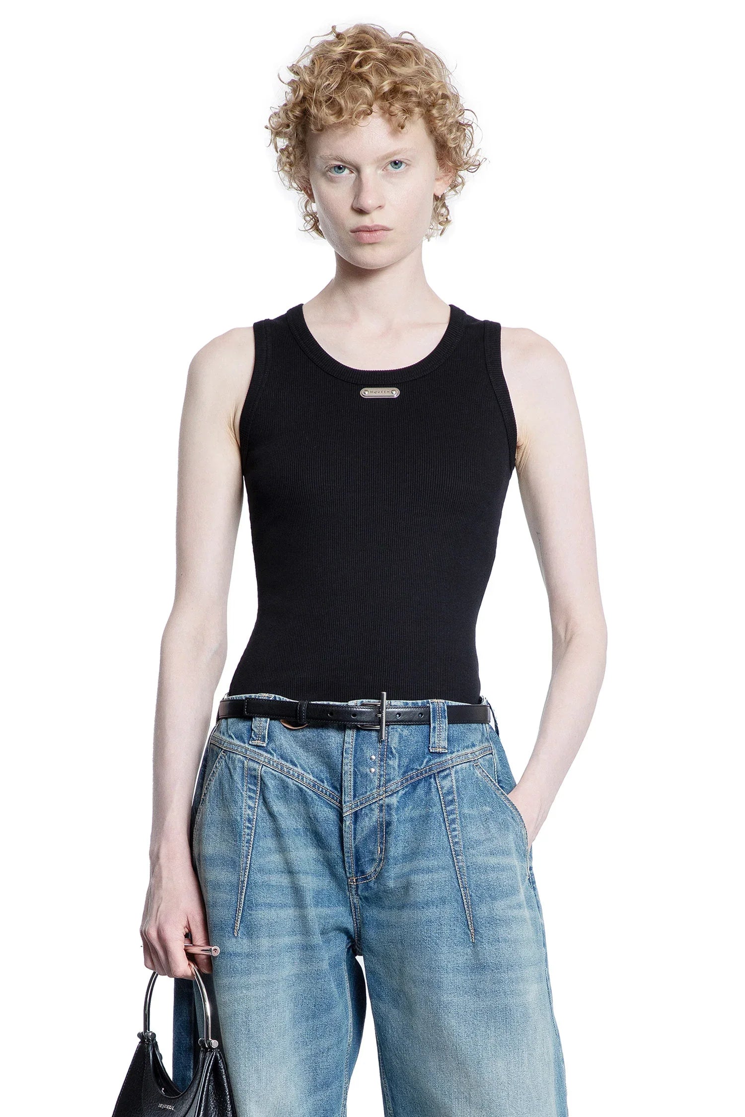 MCqueen Placket Tank Top - Antonioli.eu