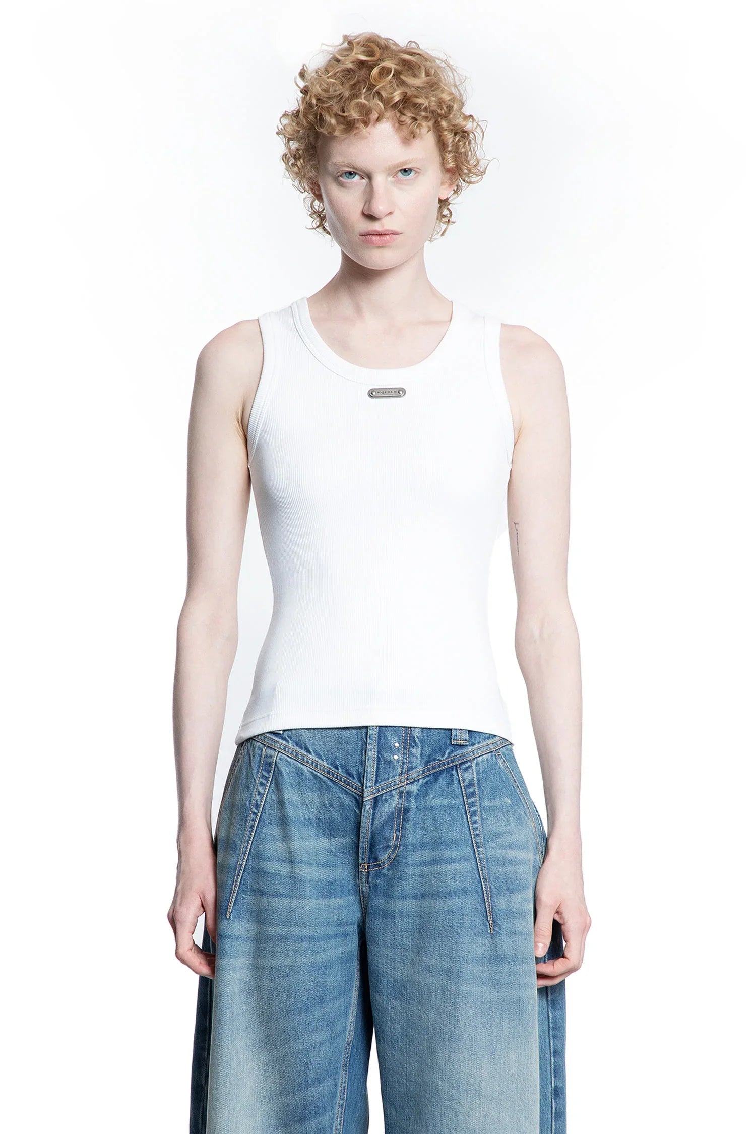 MCqueen Placket Tank Top - Antonioli.eu