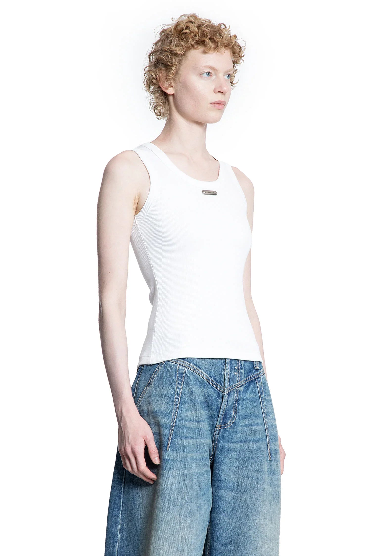 MCqueen Placket Tank Top - Antonioli.eu