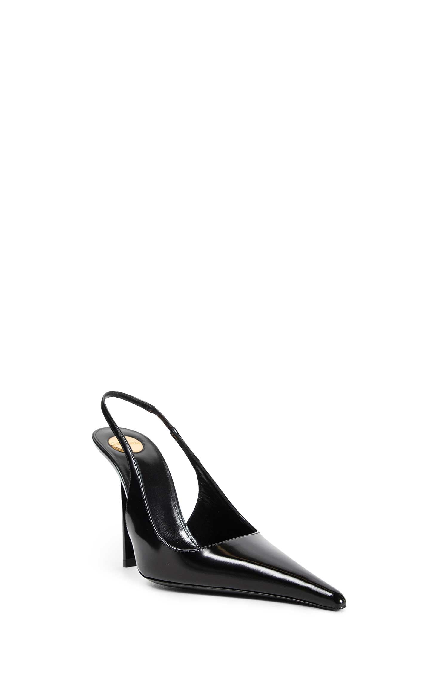 Vendome Slinback Pumps in Glazed Leather - Antonioli.eu