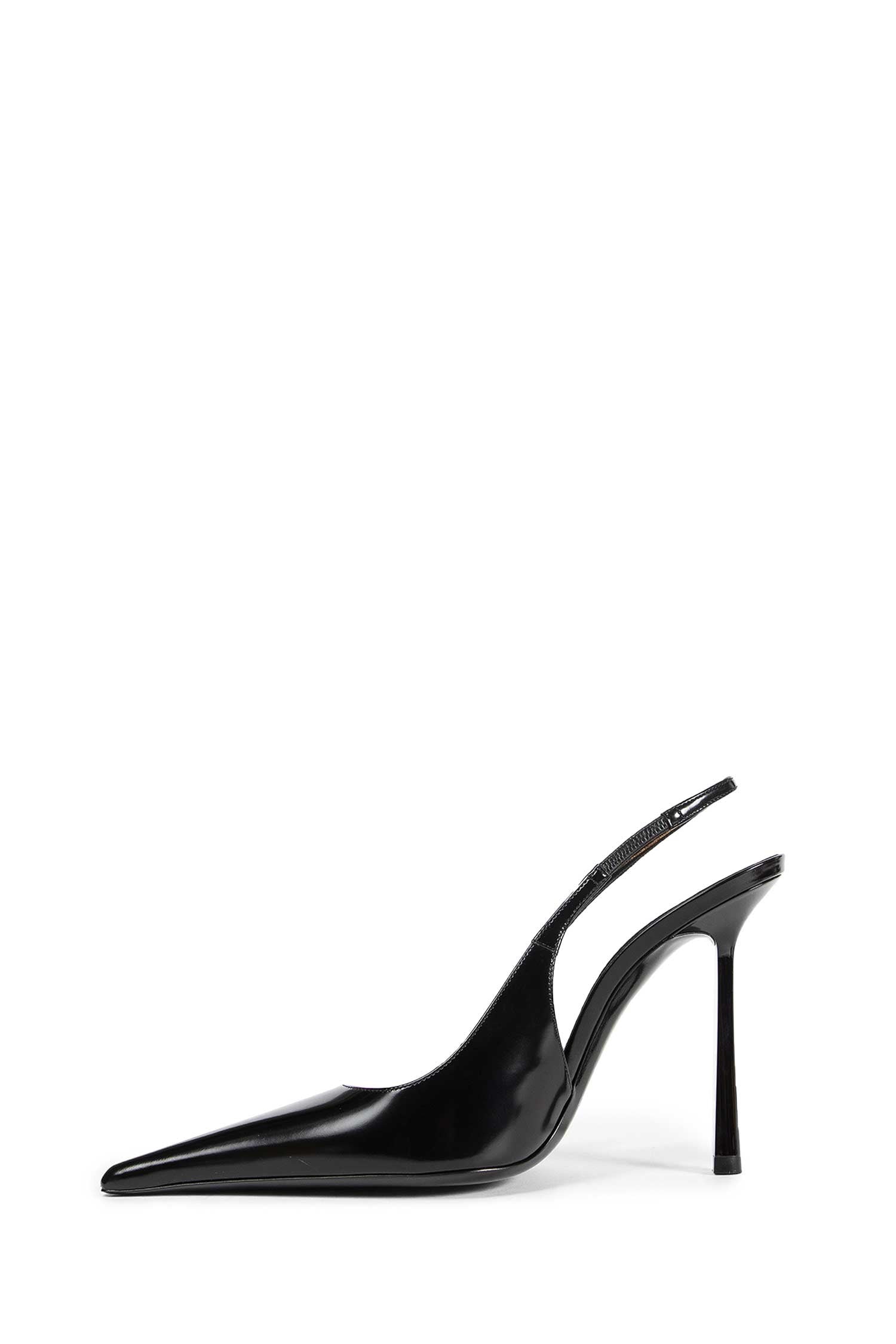 Vendome Slinback Pumps in Glazed Leather - Antonioli.eu