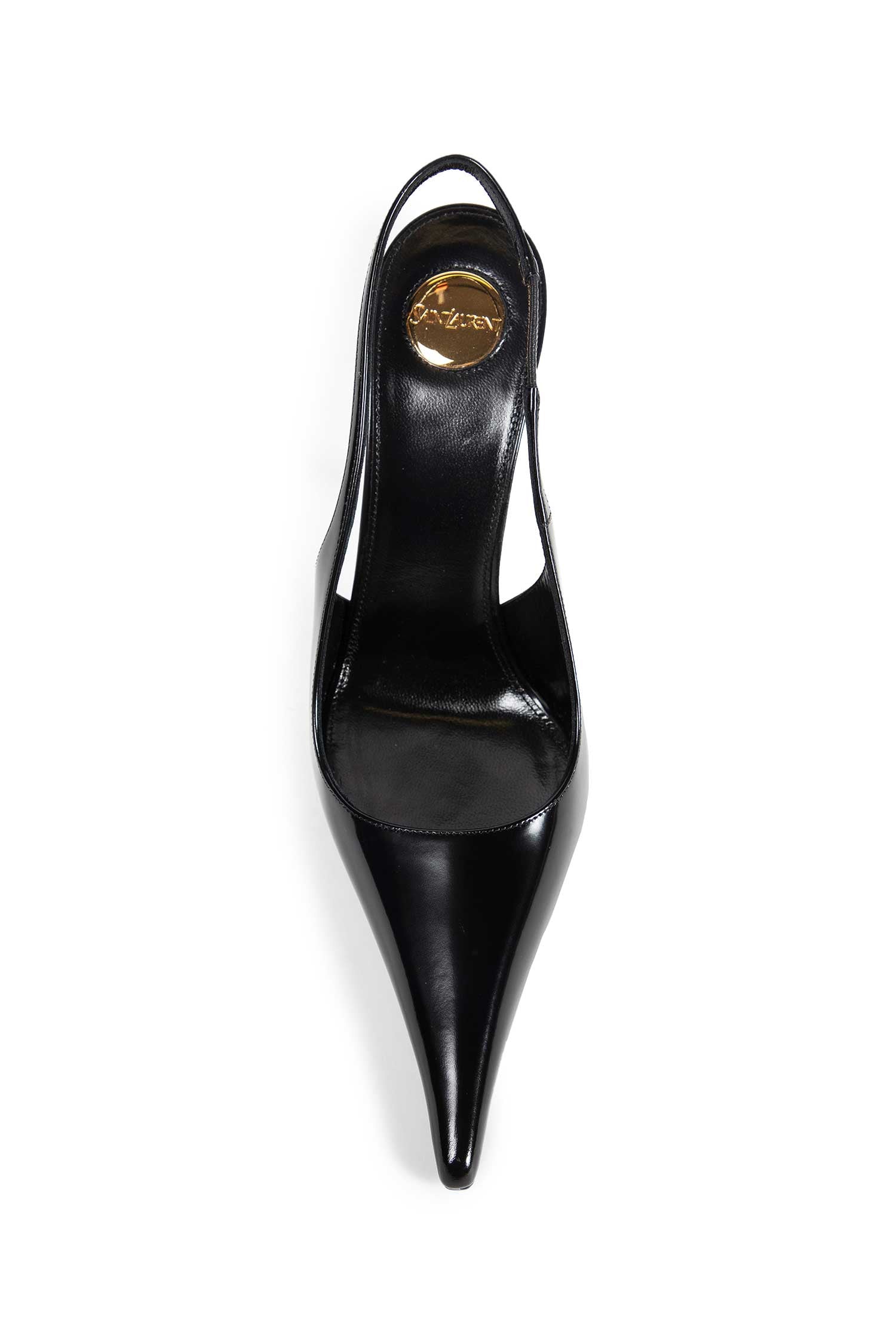 Vendome Slinback Pumps in Glazed Leather - Antonioli.eu