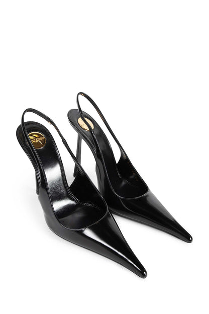 Vendome Slinback Pumps in Glazed Leather - Antonioli.eu
