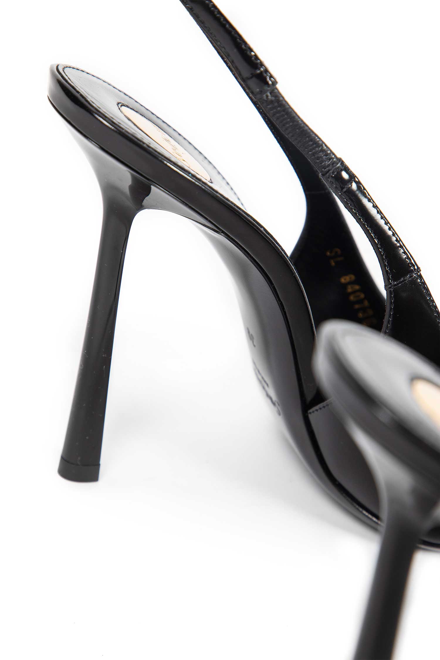 Vendome Slinback Pumps in Glazed Leather - Antonioli.eu