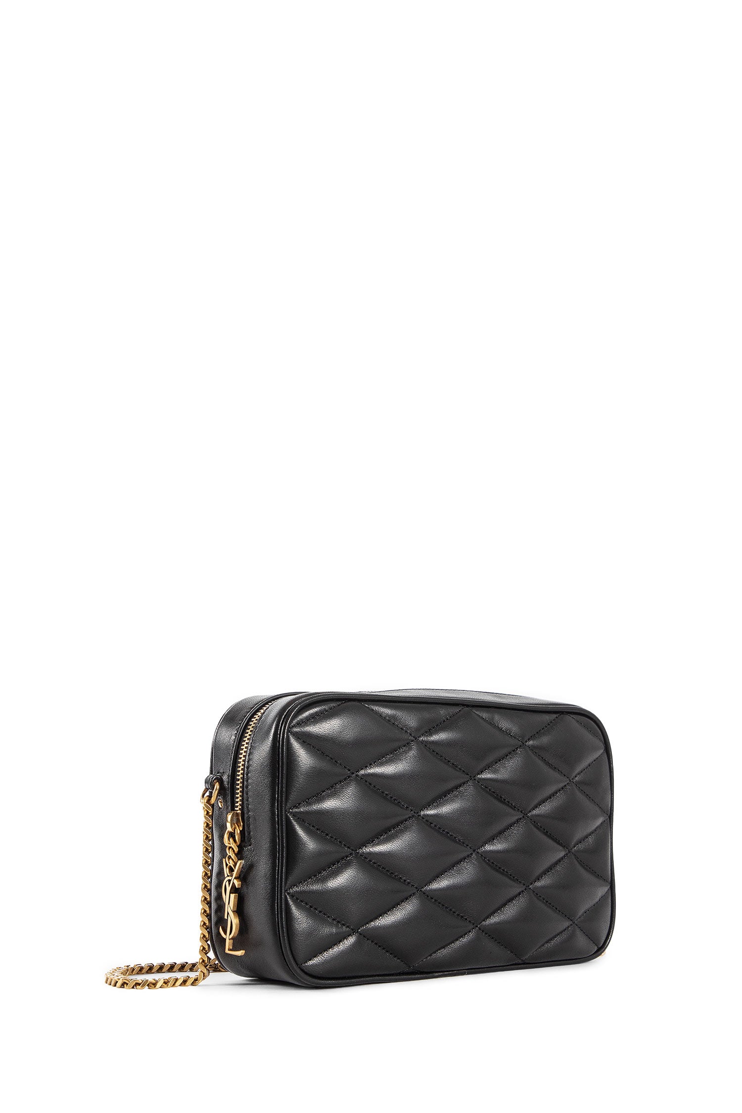 Camera Bag in Quilted Leather