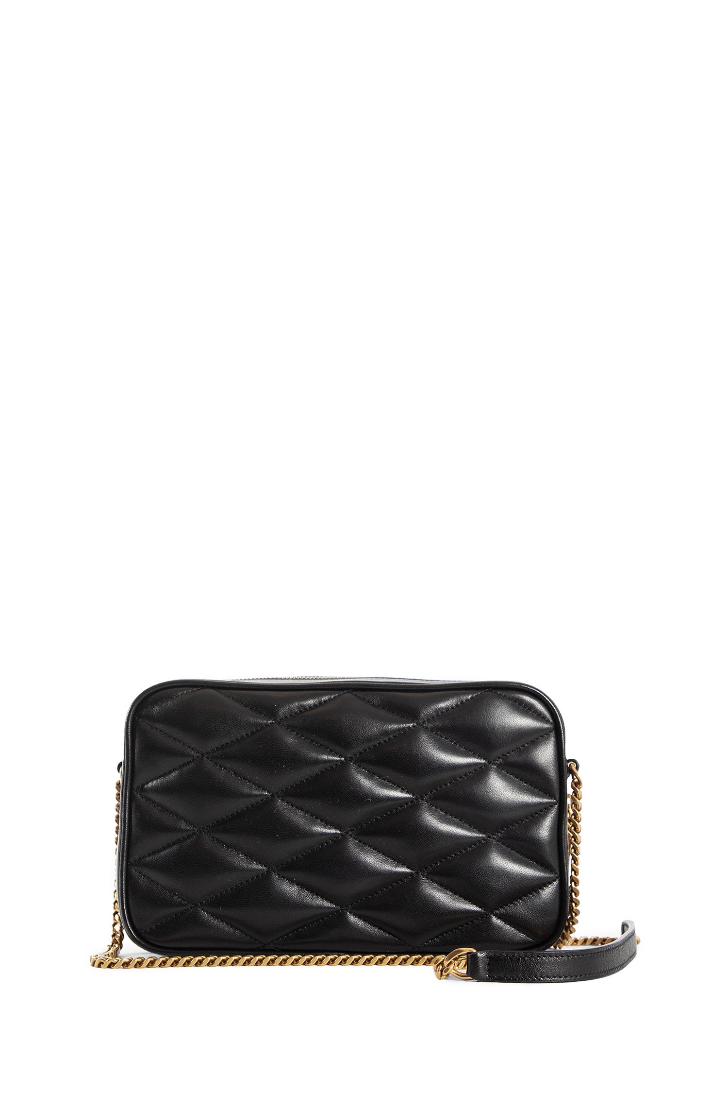 Camera Bag in Quilted Leather