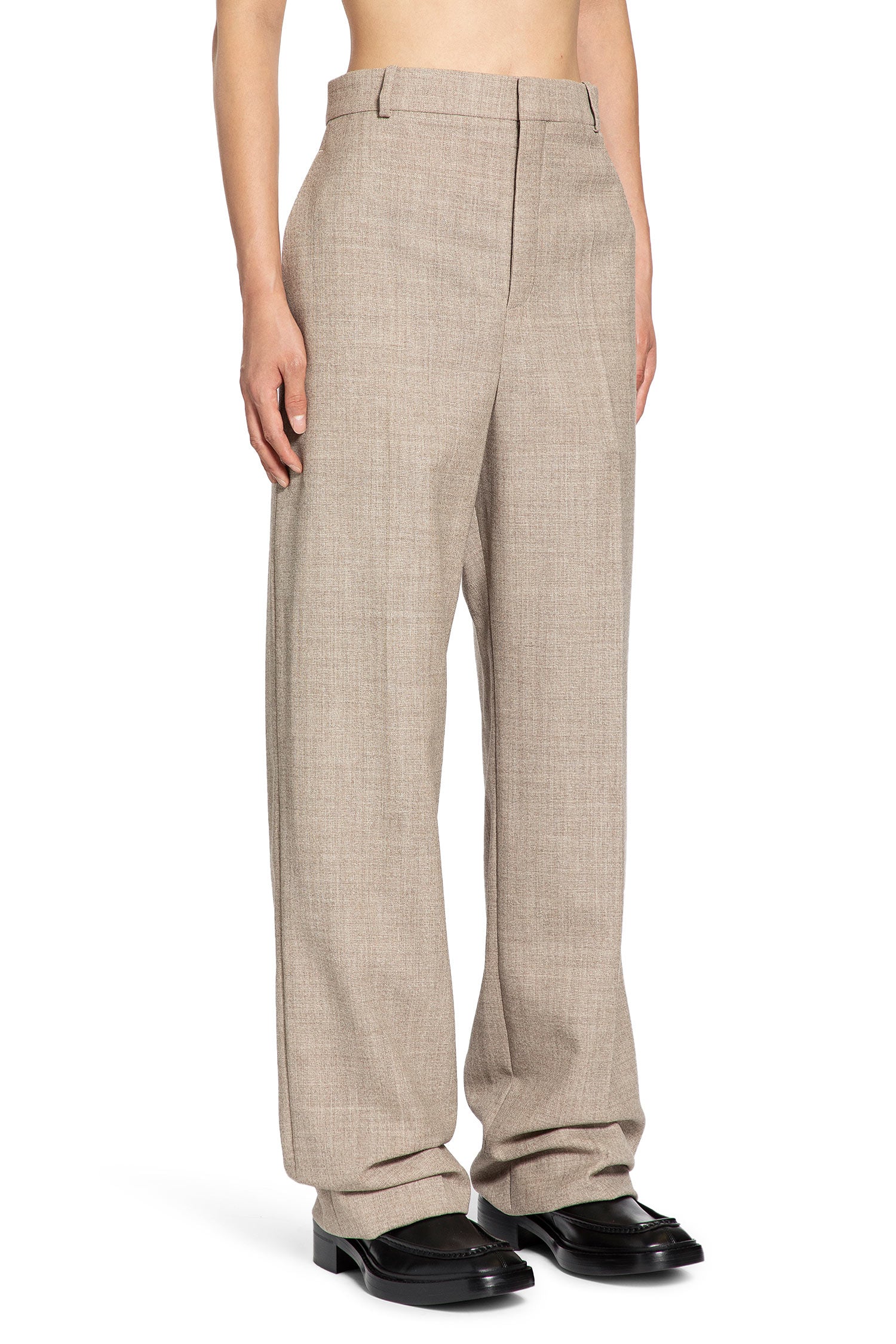High-Rise Pants in Wool